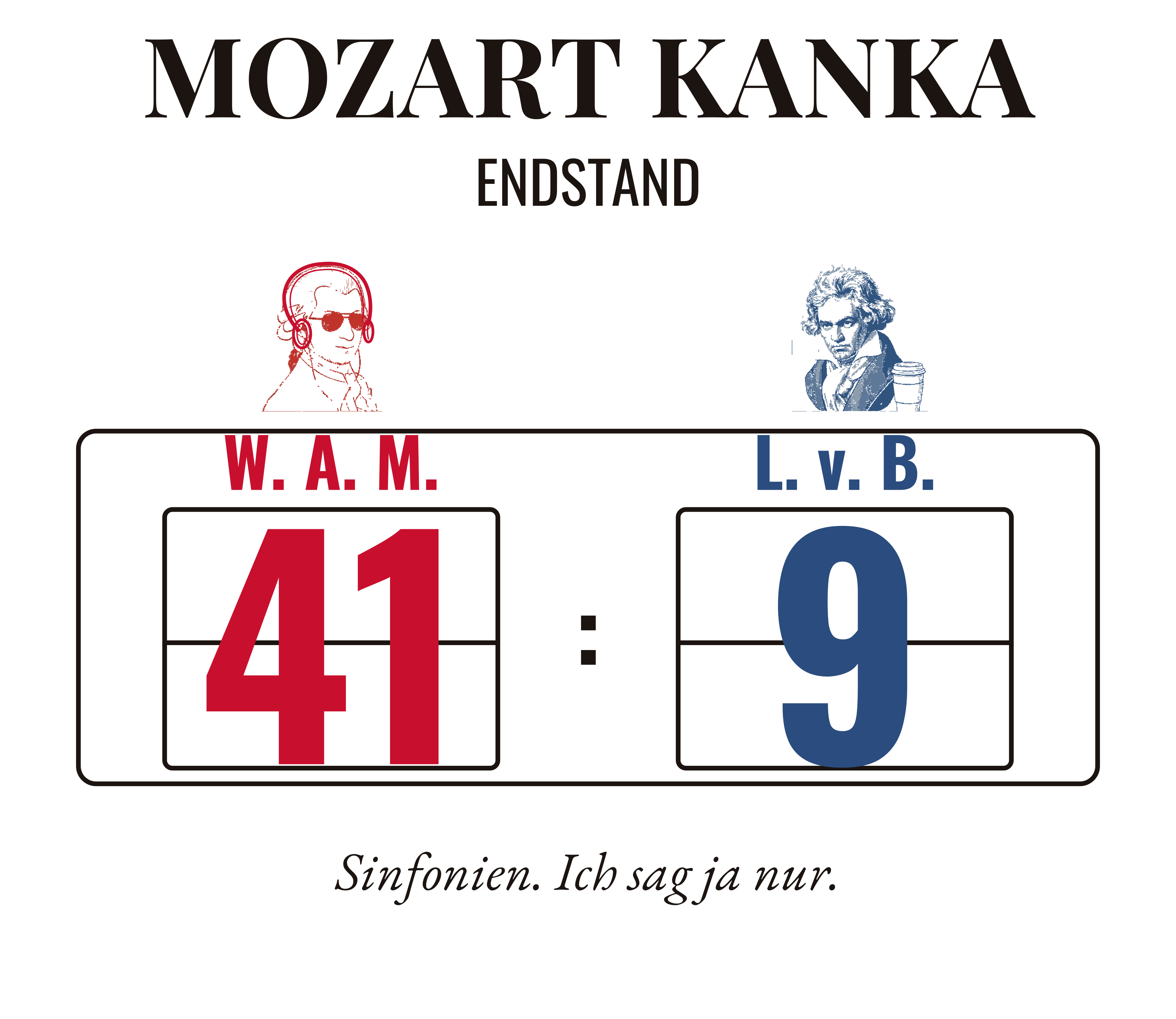 Endstand 41:9 – Originalmotiv, Vorderseite